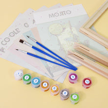 Cargar imagen en el visor de la galería, Mini Pintar por números 15x20cm (6 piezas) - Serie Arte Mixología de Bar Moderno 1