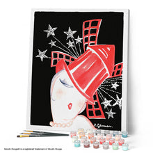 Cargar imagen en el visor de la galería, Cartel Moulin Rouge - París bajo las estrellas