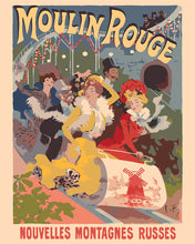 Cargar imagen en el visor de la galería, Pintar por numeros Figured'Art - Cartel Moulin Rouge - Nuevas montañas rusas