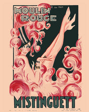 Cargar imagen en el visor de la galería, Pintar por numeros Figured'Art - Cartel Moulin Rouge - Mistinguett