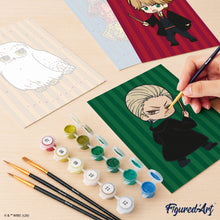 Cargar imagen en el visor de la galería, Mini Pintar por números 15x20cm (6 piezas) - Personajes de Harry Potter