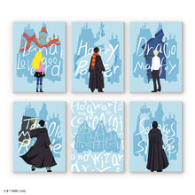 Cargar imagen en el visor de la galería, Mini Pintar por números 15x20cm (6 piezas) - Harry Potter - Mirando hacia el Futuro Figured'Art