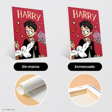 Cargar imagen en el visor de la galería, Mini Pintar por números 15x20cm (6 piezas) - Harry Potter - Academia de Magia