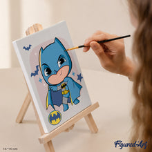 Cargar imagen en el visor de la galería, Mini Serie Pintar por números 15x20cm (6 piezas) - Pequeños Superhéroes DC