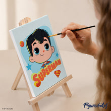 Cargar imagen en el visor de la galería, Mini Serie Pintar por números 15x20cm (6 piezas) - Superman y Supergirl