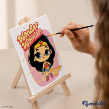 Cargar imagen en el visor de la galería, Mini Serie Pintar por números 15x20cm (6 piezas) - Justice League - Más Tierna que Nunca