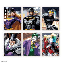 Cargar imagen en el visor de la galería, Mini Serie Pintar por números 15x20cm (6 piezas) - Batman - Héroes y Villanos Figured'Art