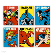 Cargar imagen en el visor de la galería, Mini Serie Pintar por números 15x20cm (6 piezas) - Los Héroes del Universo DC Figured'Art