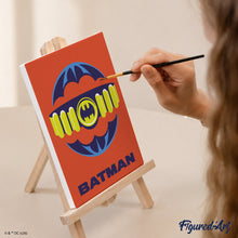 Cargar imagen en el visor de la galería, Mini Serie Pintar por números 15x20cm (6 piezas) - Batman y Superman