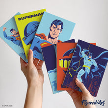 Cargar imagen en el visor de la galería, Mini Serie Pintar por números 15x20cm (6 piezas) - Batman y Superman