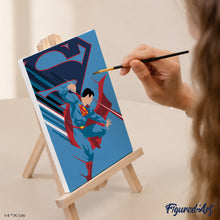 Cargar imagen en el visor de la galería, Mini Serie Pintar por números 15x20cm (6 piezas) - Los poderes de Superman