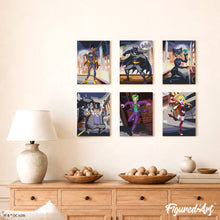 Cargar imagen en el visor de la galería, Mini Serie Pintar por números 15x20cm (6 piezas) - Batman en Gotham City