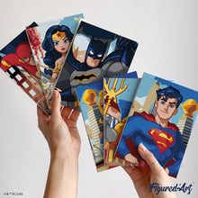 Cargar imagen en el visor de la galería, Mini Serie Pintar por números 15x20cm (6 piezas) - Los Héroes de la Justice League