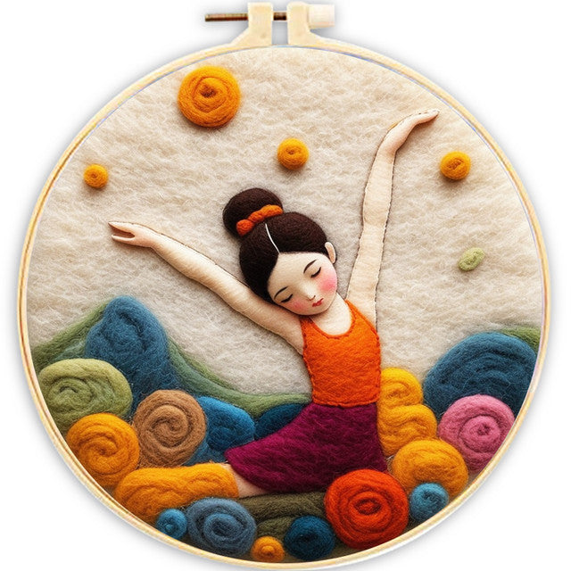 Kit de needle felting - Yoga