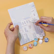 Cargar imagen en el visor de la galería, Mini Pintar por números 15x20cm (6 piezas) - Sueños Mediterráneos