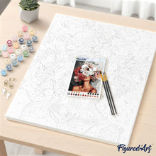 Cargar imagen en el visor de la galería, Pintar Por Números - Lluvia Romántica - Figuredart - Paisajes Romanticismo