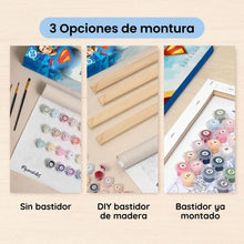 Cargar imagen en el visor de la galería, Superman - Krypto con el skyline