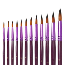 Cargar imagen en el visor de la galería, Set Premium de 12 Pinceles de Artista