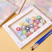 Cargar imagen en el visor de la galería, Mini Pintar por números 15x20cm (6 piezas) - Animales Abstractos Coloridos