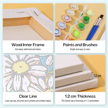 Cargar imagen en el visor de la galería, Mini Pintar por números 15x20cm (6 piezas) - Serie Botellas de Vidrio Mágicas