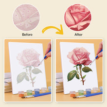 Cargar imagen en el visor de la galería, Mini Pintar por números 15x20cm (6 piezas) - Jardín Botánico Primaveral