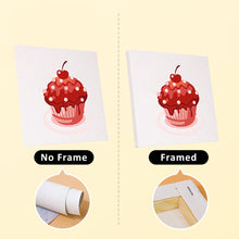 Cargar imagen en el visor de la galería, Mini Pintar por números 15x15cm (6 piezas) - Serie Postres Dulces 2