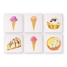 Cargar imagen en el visor de la galería, Mini Pintar por números 15x15cm (6 piezas) - Serie Postres Dulces 3