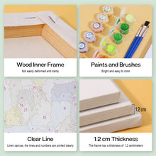 Cargar imagen en el visor de la galería, Mini Pintar por números 15x15cm (6 piezas) - Serie Criaturas del Océano