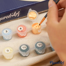 Cargar imagen en el visor de la galería, Pintar por Números en Disco de Madera - Malibú