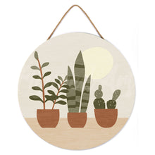 Cargar imagen en el visor de la galería, Pintar por Números en Disco de Madera - Plantas grasas