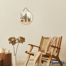 Cargar imagen en el visor de la galería, Pintar por Números en Disco de Madera - Plantas grasas