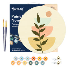 Cargar imagen en el visor de la galería, Pintar por Números en Disco de Madera - Planta 2