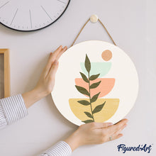 Cargar imagen en el visor de la galería, Pintar por Números en Disco de Madera - Planta 2