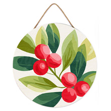 Cargar imagen en el visor de la galería, Pintar por Números en Disco de Madera - Arándanos rojos