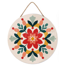 Cargar imagen en el visor de la galería, Pintar por Números en Disco de Madera - Mandala de invierno