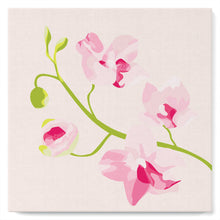 Cargar imagen en el visor de la galería, Mini Pintura por Números 20x20cm con bastidor Orquídea 2