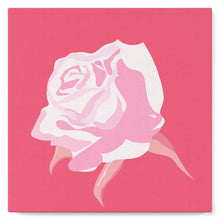 Cargar imagen en el visor de la galería, Mini Pintura por Números 20x20cm con bastidor Corola de Rosa