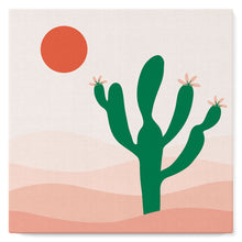 Cargar imagen en el visor de la galería, Mini Pintura por Números 20x20cm con bastidor Cactus
