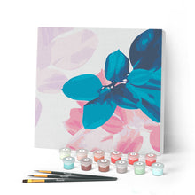 Cargar imagen en el visor de la galería, Mini Pintar por Números 20x20cm con bastidor Vegetación 2