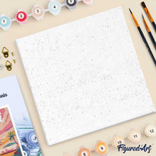 Cargar imagen en el visor de la galería, Mini Pintura por Números 20x20cm con bastidor Póster de Viaje Miami