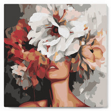 Cargar imagen en el visor de la galería, Mini Pintura por Números 20x20cm con bastidor - Bellezza Dietro i Fiori
