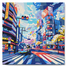 Cargar imagen en el visor de la galería, Mini Pintar por Números 20x20cm con bastidor - Shibuya Pop Art