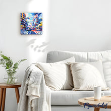 Cargar imagen en el visor de la galería, Mini Pintura por Números 20x20cm con bastidor - Shibuya Pop Art