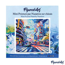 Cargar imagen en el visor de la galería, Mini Pintura por Números 20x20cm con bastidor - Shibuya Pop Art