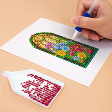 Cargar imagen en el visor de la galería, Mini Diamond Painting 15x20cm (6 piezas) - Flores y Plantas en Maceta