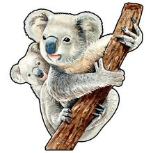 Cargar imagen en el visor de la galería, Puzzle de madera - Koalas en una Rama