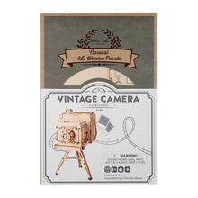 Cargar imagen en el visor de la galería, Puzzle 3D Cámara vintage