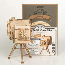 Cargar imagen en el visor de la galería, Puzzle 3D Cámara vintage