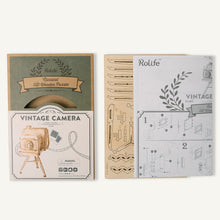 Cargar imagen en el visor de la galería, Puzzle 3D Cámara vintage