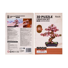 Cargar imagen en el visor de la galería, Puzzle 3D Bonsái Sakura